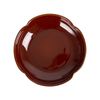  Kaffa - Round Coup Plate 20cm - Dĩa ảo bóp 4 cánh 20cm màu nâu 