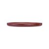  Terracotta - Round Flat Plate 30cm - Dĩa tròn vành đứng 30cm tử sa phun kem 
