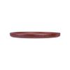  Terracotta - Round Flat Plate 26cm - Dĩa tròn vành đứng 26cm tử sa phun kem 