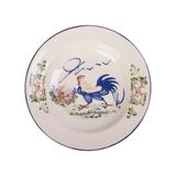  Cream - Soup Plate 22cm - Dĩa súp 22cm Sắc Màu Thôn Quê (Le Coq collection) 