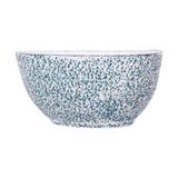  Universe - Triangle Bowl 18cm - Tô tam giác 18cm xám quẹt xanh ngọc bích (phun) 
