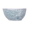 Universe - Triangle Bowl 18cm - Tô tam giác 18cm xám quẹt xanh ngọc bích (phun)