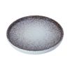  Cloudy - Round Flat Plate 18cm - Dĩa tròn vành đứng 18cm xanh lục bảo lòng phun hạt 