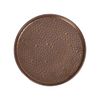  Ancient - Round Flat Plate 26cm - Dĩa tròn vành đứng 26cm nâu đồng tàn ong 
