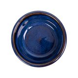  Saphir - Sauce Dish 9 x 4.5cm - Chén sốt sọc đứng 9 x 4.5cm xanh viền nâu 
