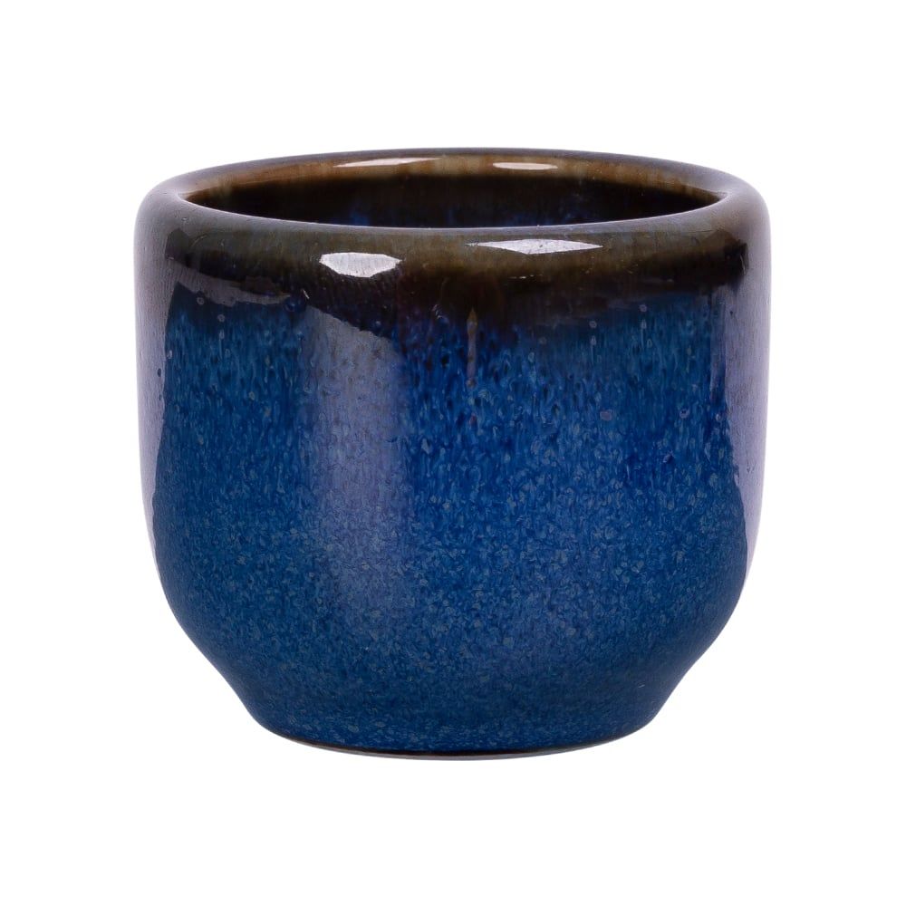  Saphir - Cup 4.4 x 3.7cm - Ly rượu 4.4 x 3.7cm xanh viền nâu 