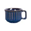 Saphir_Tea Cup_Tách trà sọc 130ml xanh viền nâu