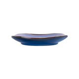  Saphir - Plate 16.4 x 2.5cm - Dĩa 16.4 x 2.5cm xanh viền nâu 