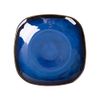 Saphir - Plate 21.3 x 3.7cm - Dĩa 21.3 x 3.7cm xanh viền nâu
