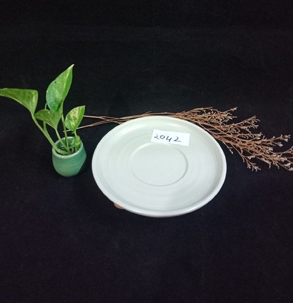  Cream - Saucer 16cm - Dĩa lót chén 16cm màu kem 