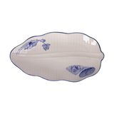  Cream - Banana Leaf Plate 37cm - Dĩa lá chuối cạn 37cm The Nón Lá (Bonjour Vietnam) 