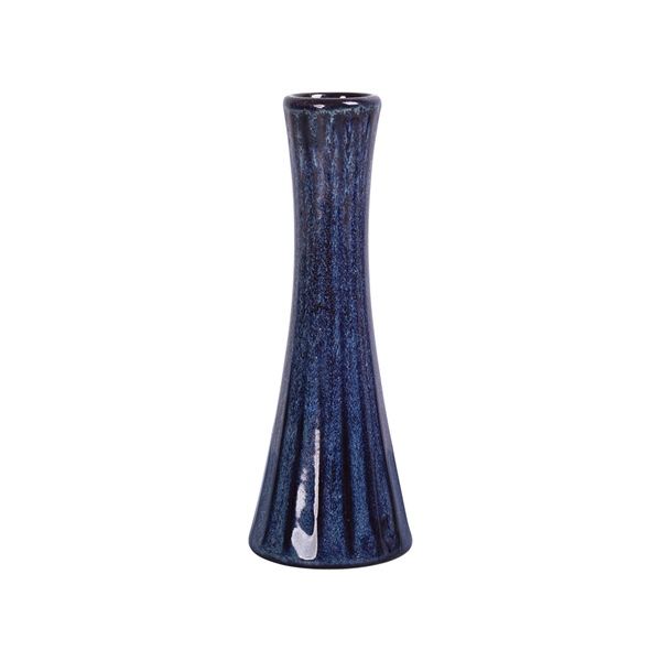  Vase 16cm - Bình hoa 16cm xanh viền nâu 
