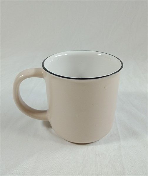  Mug 260ml - Ca đứng 260ml kem sữa (có decal) 