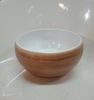  Planet - Round Bowl 18 x 8.5cm - Tô tròn dày 18 x 8.5cm sọc ngang nâu lòng trắng 