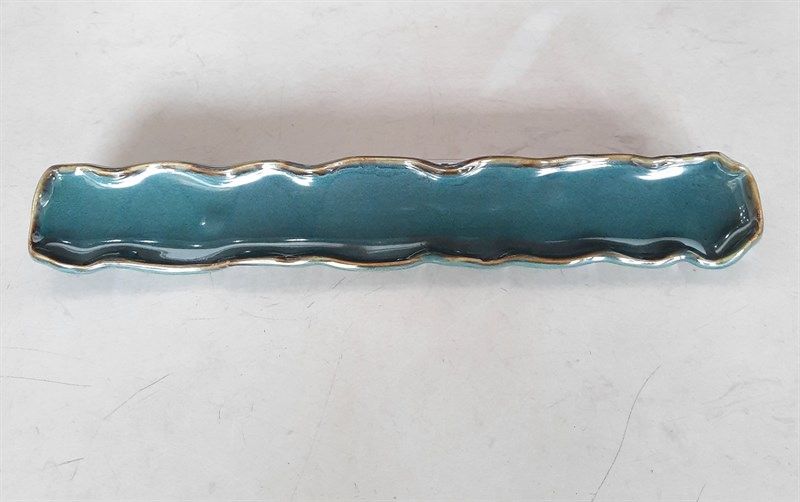  Seaweed - Plate 48 x 8.1 x 3cm - Dĩa 48 x 8.1 x 3cm xanh rêu 