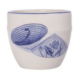  Cream - Tea Cup 140ml - Ly trà bầu 140ml The Nón Lá (Bonjour Vietnam) 