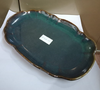 Seaweed - Oval Plate 30 x 20cm - Dĩa oval hoa 30 x 20cm xanh rêu