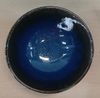 Saphir - Rice Bowl 12.5cm - Chén cơm loe 12.5cm xanh viền nâu kim sa (Sparkling collection)