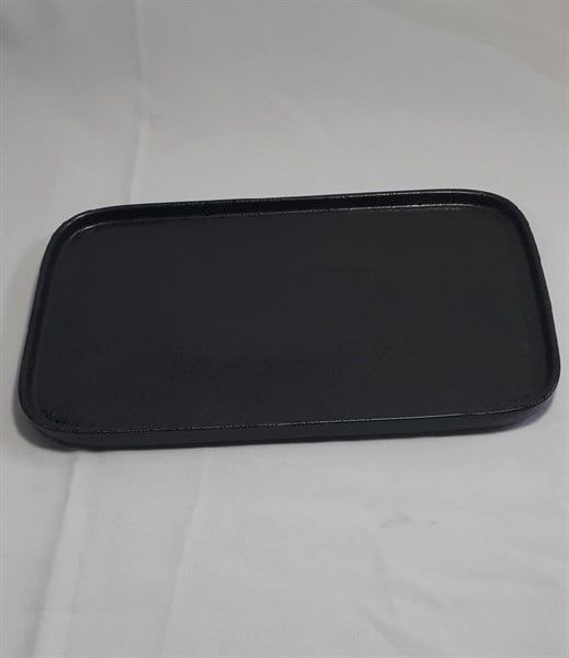  Noir - Rectangular Plate 22 x 13.5 x 2cm - Dĩa chữ nhật 22 x 13.5 x 2cm đen không vệt 