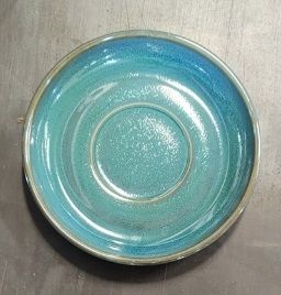  Seaweed - Saucer 14cm - Dĩa lót tách bầu lớn 14cm xanh rêu 