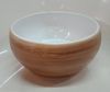  Planet - Round Bowl 25 x 9.5cm - Tô tròn dày 25 x 9.5cm sọc ngang nâu lòng trắng 