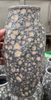 Vase_Bình hoa xoắn miệng tròn 23cm san hô xanh