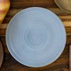  Blue Snowy - Show Plate 26cm - Dĩa bằng 26cm bông tuyết xanh (Sandy collection) 