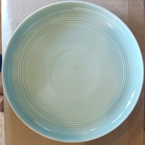  Ariel - Round Plate 20cm - Dĩa tròn vành 20cm xanh ngọc 