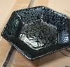 Noir - Hexagon Plate 8.5cm - Dĩa lục giác 8.5cm màu đen không vệt