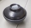  Lava - Bowl w/ Lid 12 x 9cm - Tô có nắp 12 x 9cm đen phun hạt đỏ 
