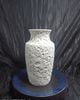 Vase 24cm - Bình hoa kim kê 24cm san hô kem