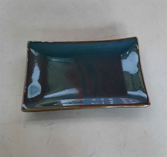  Seaweed - Plate 21 x 14.5 x 2.8cm - Dĩa 21 x 14.5 x 2.8cm xanh rêu 