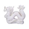 Décor - Tượng "Long Vương Vạn Phúc" 25 x 22cm tuyết trắng bắt chỉ vàng 