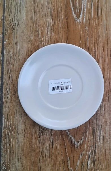  Saucer_Dĩa lót tách espresso 12cm trắng sứ 