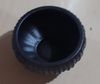  Noir - Sea Urchin 12 x 6cm - Chén nhum 12 x 6cm màu đen 