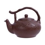  Terracotta - Teapot 500ml - Bình trà tre lớn 500ml tử sa phun kem 