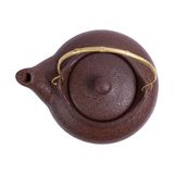  Terracotta - Teapot 10 x 13 x 6cm - Bình trà 10 x 13 x 6cm tử sa phun kem 
