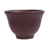  Terracotta - Tea Cup - Ly trà loe 6.5 x 4.2cm tử sa phun kem 