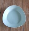  Cloudy - Triangle Plate 26.5cm - Dĩa tam giác 26.5cm xanh lục bảo (matte) 