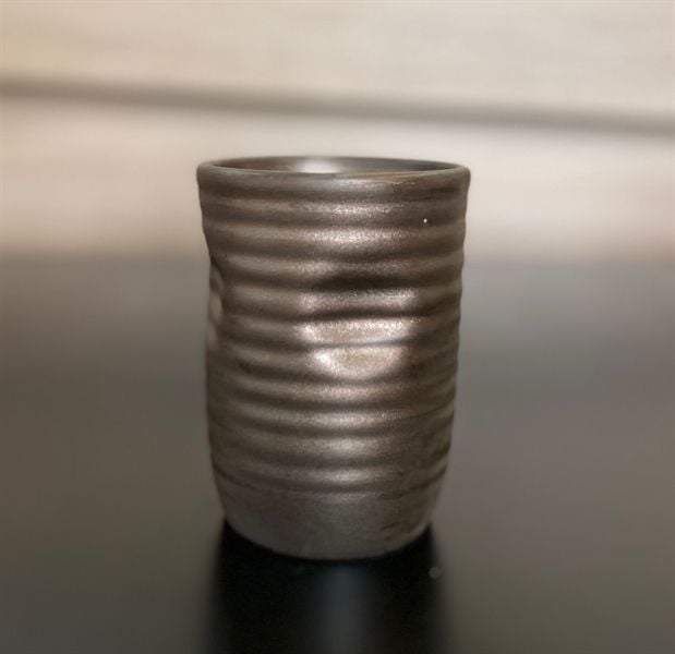  Cup 11 x 8.5cm - Ly xà bông 11 x 8.5cm nâu đồng 