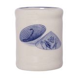  Cream - Toothpick Holder 5 x 6cm - Hũ tăm 5 x 6cm The Nón Lá (Bonjour Vietnam) 