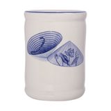  Cream - Chopstick Holder 10 x 14cm - Hũ đũa 10 x 14cm The Nón Lá (Bonjour Vietnam) 