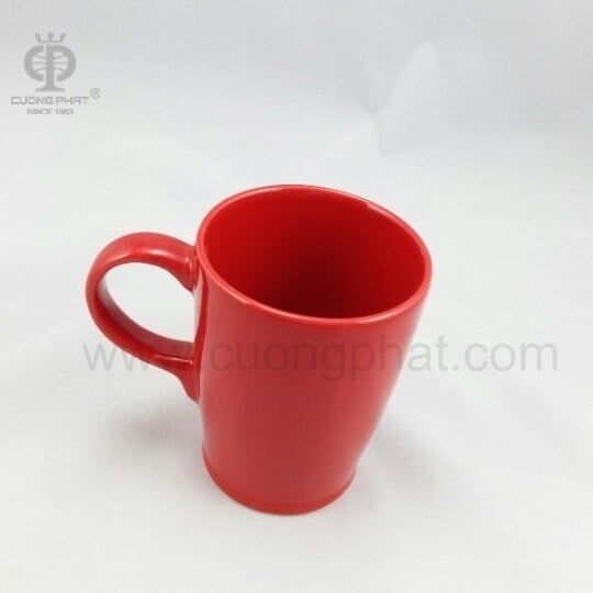  Latte Mug 9 x 11.5cm - Ca latte 9 x 11.5cm màu đỏ 