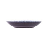  Universe - Round Plate 23.5cm - Dĩa tròn 23.5cm đen quẹt trắng 