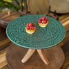 Lotus - Show Plate 26cm - Dĩa bằng 26cm xanh thiên phúc