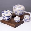  Cream - Bowl w/ Lid 21cm - Thố có nắp 21cm Thôn Quê (Le Coq collection) 