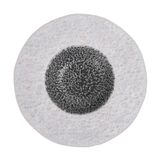  Corail - Soup Plate 26.5cm - Dĩa bay 26.5cm vành vân đá phun san hô kem lòng đen 