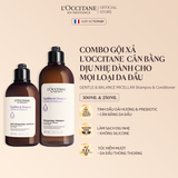  Combo Gội Xả L'OCCITANE Cân Bằng Dịu Nhẹ Dành Cho Mọi Loại Da Đầu 250ml Và 300ml 