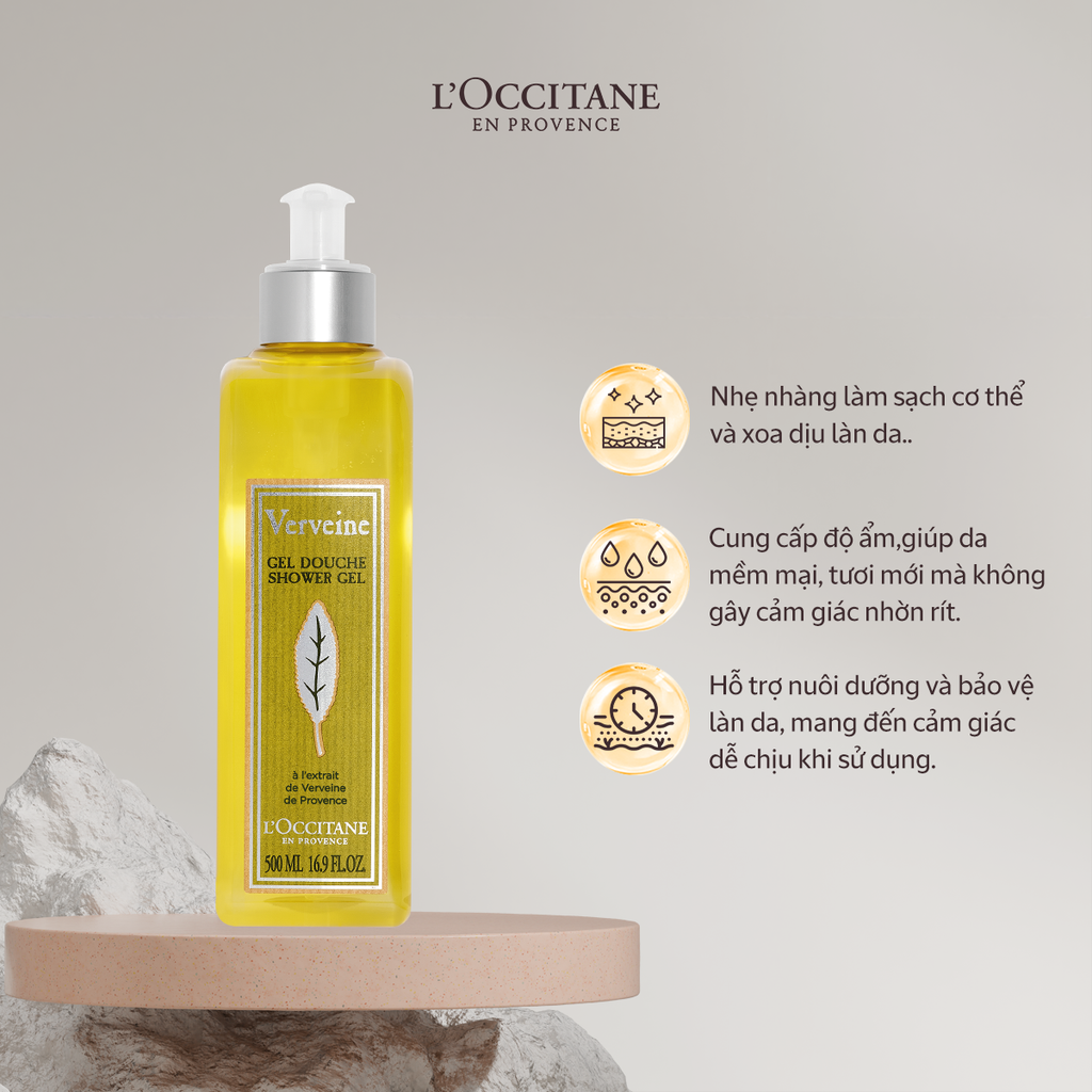 Gel Tắm Cỏ Roi Ngựa Hương Chanh Sả