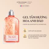  Gel Tắm Hương Hoa Anh Đào L'Occitane Cherry Blossom Bath & Shower Gel 250ml/ 500ml 